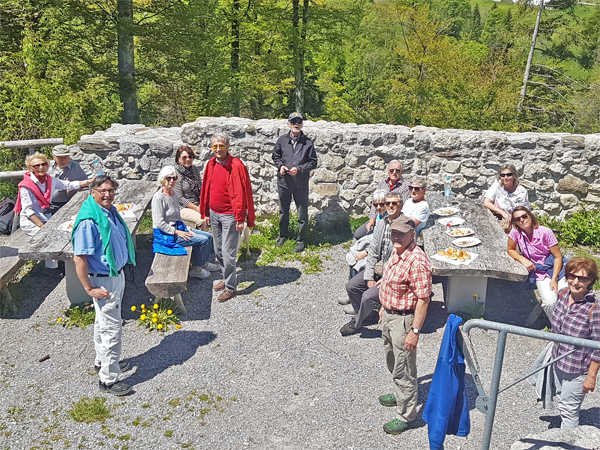 Kurzer Zwischenhalt auf der Ruine Wildenburg